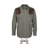 1635 chemise sologne maroon vert face