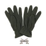 2811 gants polaire unis kaki face