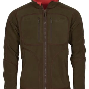 5718 267 01 Pinewood Furudal Reversible Fleece Jacket Mens Hunting Red