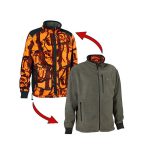 polaire de chasse reversible verney carron kaki ghost camo
