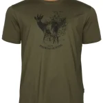 5455 107 01 Pinewood Roe Deer T Shirt Mens Olive
