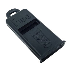 DOG FIDO BLACK WHISTLE