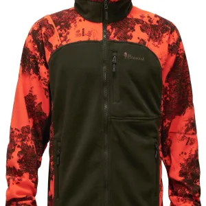 8761 992 01 Furudal Hunters Camou Fleece Jacket Mens StrataBlaze Hunting Green